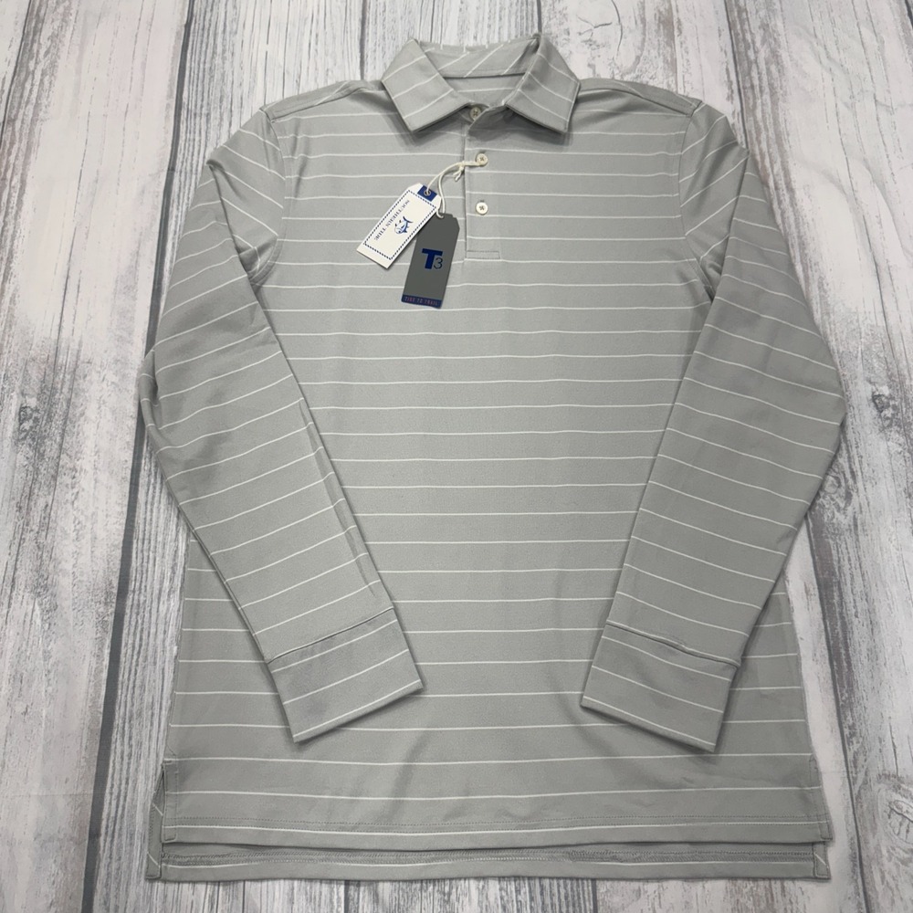 NWT Southern Tide T3 MLS Ryder Bartlett Performance Polo Shirt S Gray Mens $110